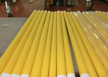 Китай Низкая сетка печатания экрана полиэстера моноволокна удлиненности с белизной и желтым цветом поставщик