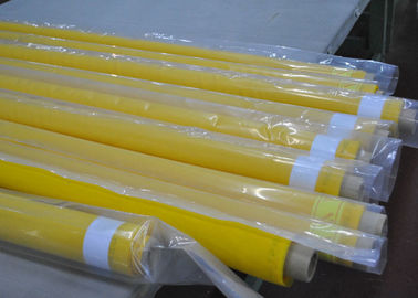 Китай Ткань экрана сетки полиэстера потока желтого цвета 80 для печатания ткани, ширины 250км поставщик