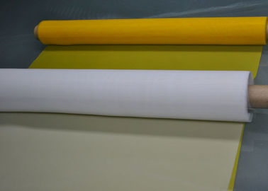 Сетка 100% полиэстера моноволокна для печатания ткани 120Т - 34 цветов белых/желтого цвета