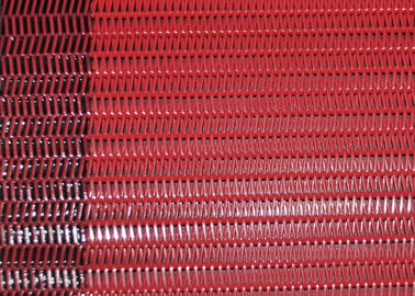 Красный экран сушильщика сетки конвейерной ленты спирали полиэстера для машины бумажный делать