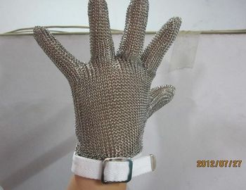 Китай Перчатка вырезывания Чайнмайл размера с белая, перчатки безопасности сетки металла отрезала устойчивое поставщик