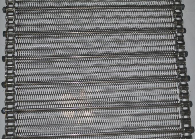 Пояс провода гибкого трубопровода 304 СС плоский, конвейерная лента сетки спиральная для пищевой промышленности