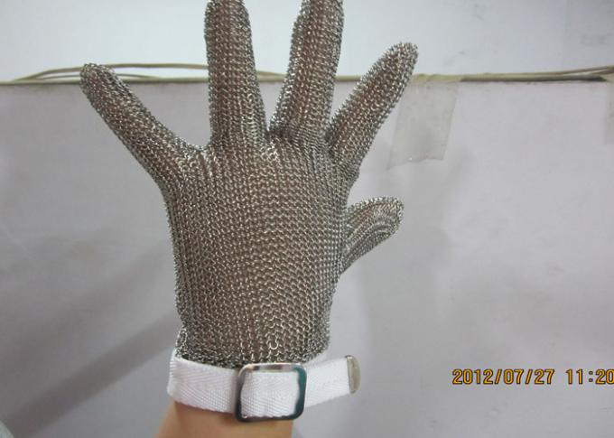 Перчатка вырезывания Чайнмайл размера с белая, перчатки безопасности сетки металла отрезала устойчивое
