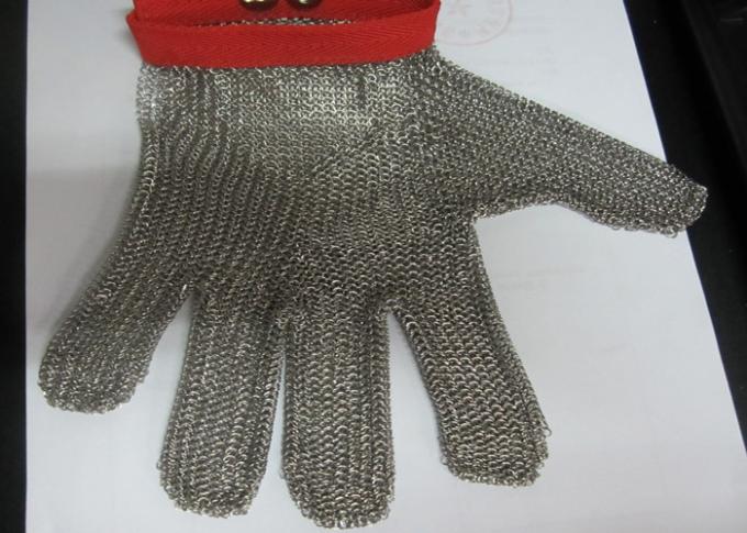 Перчатка вырезывания Чайнмайл размера с белая, перчатки безопасности сетки металла отрезала устойчивое