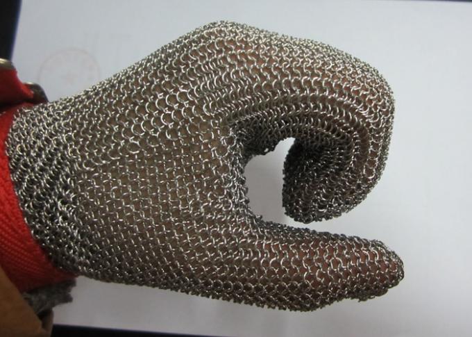 Перчатки отрезанные нержавеющей сталью устойчивые, перчатки вырезывания сетки сопротивления масла стальные