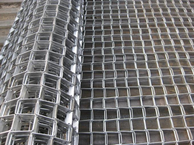 Плоская конвейерная лента ячеистой сети нержавеющей стали для тяжелой машины